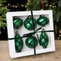 Bola Irregular (Modelo B) / Juego de 6 piezas / Verde Oscuro