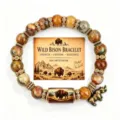 Mit Karte (Ohne Box) / Bison Mad Achat Armband