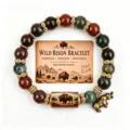 Bison Indischer Achat Armband