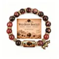 Bison Rhodonit Armband