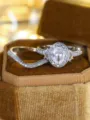 Talla 6 / Set de anillos / Plateado