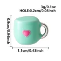 Forma di Tazza a Cuore (B498-S)