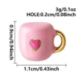 Forma di Tazza a Cuore (B498-G)