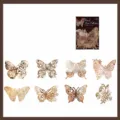 16 Hojas / Mariposa A Las Flores
