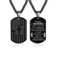 Baptism Blessing Style (Black Version 2) / Dragon Bone Chain / Black