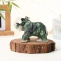 Ruby in Zoisite Elephant