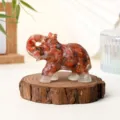 Red Agate Elephant
