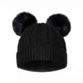 2-10 Years / Double Pom Pom Style / Black