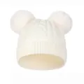 2-10 Years / Double Pom Pom Style / White