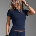 S / Tops / Navy Blue