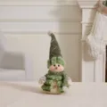 Medium Stacked Snowman (Pointed Hat) / Mallow Green