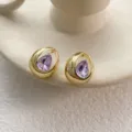 Gold Lila Zirkonia (A1605-02C)