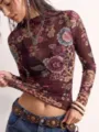 S / Tops / Burgundy