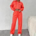 S / Top And Bottom / Orange Red