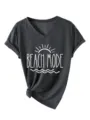 S / Tops / Black Heather Grey
