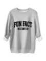 Taglia S / Top / Grigio chiaro