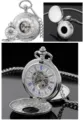 Dubbel Open Glad Zilveren Uurwerk