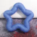 Five-Pointed Star Ring / M / Blue