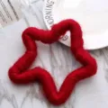 Five-Pointed Star Ring / L / Red