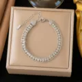 Rhinestone Claw Chain (QZSLE2586-1) / Steel
