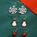 Snowman Earrings B (8267)