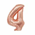 16" / Number 4 / Rose Gold