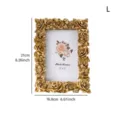 5x7 Inches / Rose Photo Paper Style / Gold