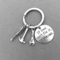 Screwdriver Hammer Wrench + Round Tag
