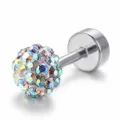AB Rhinestone Ball Style / Single Piece