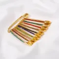 Random Mixed Colors / 11 Pieces/Pack / Gold