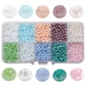 10-Grid 4# Flat Beads Pink Jade AB approx 1000pcs