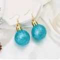 Blue Glitter Christmas Ball (EM3015)