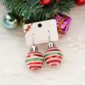 Red Green Sequin Stripe Ball (EM3013)