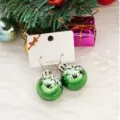 Green Painted Snowflake Ball (EM3008)