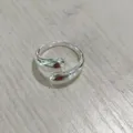 Estilo Cruzado Gota de Agua / Abierto Ajustable / Plateado