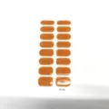 Style Paillettes Orange (CS-055) / Kit d'outils (Bâton + Lime + Autocollant + Sac)