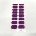 Style Violet Foncé Pailleté (CS-057) / Kit d'outils (Bâton + Lime + Autocollant + Sac)