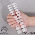 French Gradient Pink White (BSA-0373) / 22 Pieces/Pack With Nail Tool Kit
