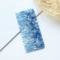 Geometric Flat Comb (176) / 11.7cm / Fantasy Blue