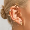 Ear Wrap Δεξί (3) / Χρυσό KC