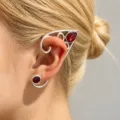 Ear Wrap Αριστερό (6) / Αντίκα Ασημί