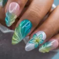Estilo de Perla Dorada Floral Estéreo (Z112)