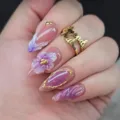 Estilo de Perla Dorada con Flor Estéreo (Z261)