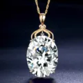 With Chain / Teardrop White Crystal Style (DH-765)