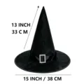 38 cm Durchmesser / Flanell Schwarz Stil