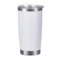 20oz / Estilo Recubierto de Polvo / Blanco
