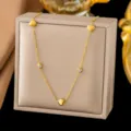 Necklace Style (QZXLH1276) / Necklace Only (Without Bracelet) / Gold