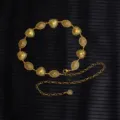 Heart and Oval Sunburst Pattern Style (X636-4) / Antique Gold
