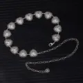 Hollow Heart Sun Pattern Style (X636-3) / Antique Silver