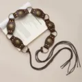 Vintage Sunflower Tie-up Style (X1074) / Brown
